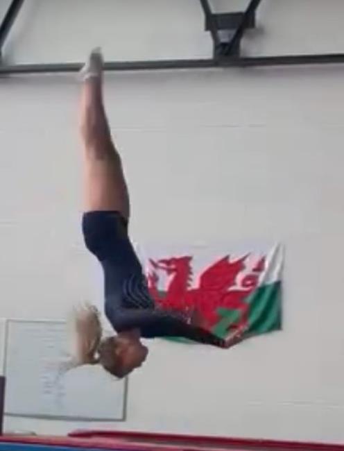 The upside down of Ffions world in tumbling